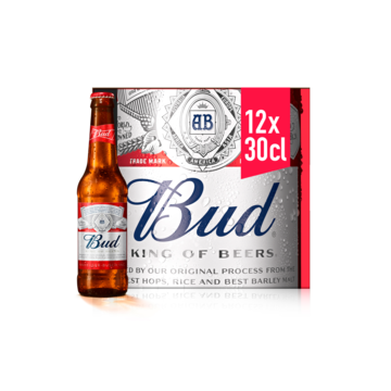 Bud Pils Bier Flessen 12 x 30 cl bij Jumbo van Bud