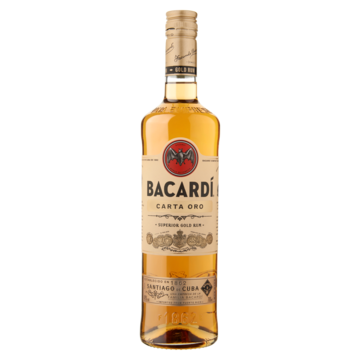 Bacardí Carta Oro Rum 700 ml bij Jumbo van Bacardí