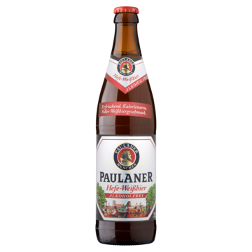 Paulaner Hefe-Weiss 0.0 Alcoholvrij Bier Fles 50 cl bij Jumbo van Paulaner