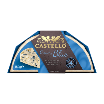 Castello Creamy Blue Kaas 150 g bij Jumbo van Castello