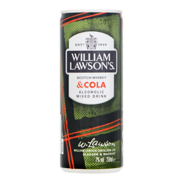 William Lawson’s & Cola 250 ml bij Jumbo van William Lawson’s