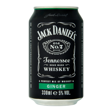 Jack Daniel’s Whiskey Ginger 330 ml bij Jumbo van Jack Daniel’s