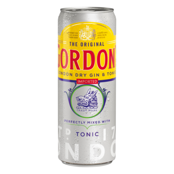 Gordon’s London Dry Gin & Tonic 250 ml bij Jumbo van Gordon’s