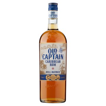 Old Captain Caribbean Rum Well Matured 1 L bij Jumbo van Old Captain