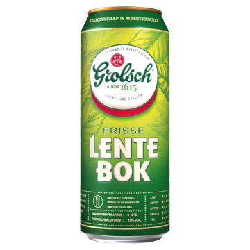 Grolsch Frisse Lentebok Blik 50 cl bij Jumbo van Grolsch