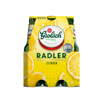 Grolsch Radler Citroen Flessen 6 x 30 cl bij Jumbo van Grolsch