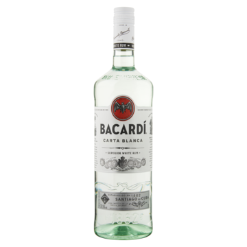 Bacardí Carta Blanca Rum 1000 ml bij Jumbo van Bacardí