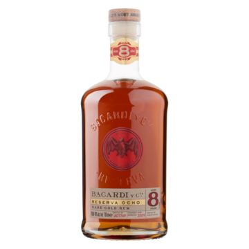 Bacardi Reserva Ocho Rum 700 ml bij Jumbo van Bacardi