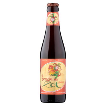 Brugse Zot Dubbel Belgisch Bier Fles 330 ml bij Jumbo van Brugse Zot