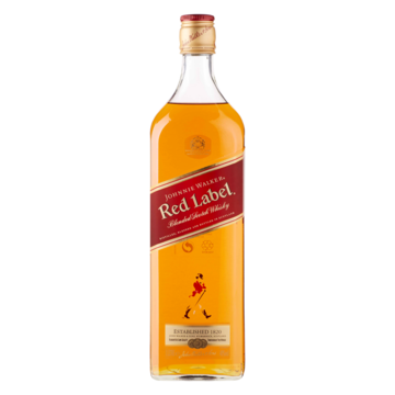 Johnnie Walker Red Label Blended Scotch Whisky 1 L bij Jumbo van Johnnie Walker