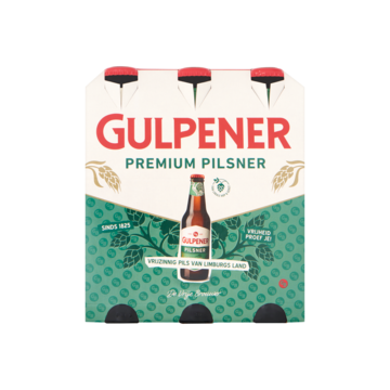 Gulpener Premium Pilsner Flessen 6 x 30 cl bij Jumbo van Gulpener