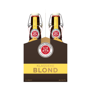 Grolsch Klassieke Blond 2 x 45 cl (Bruine Beugel) bij Jumbo van Grolsch