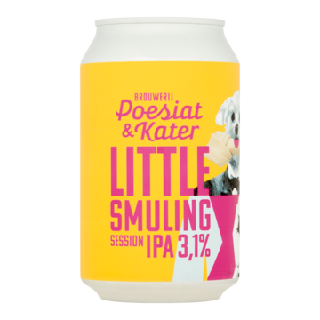 Poesiat & Kater Little Smuling Session IPA Blik 330 ml bij Jumbo van Poesiat & Kater