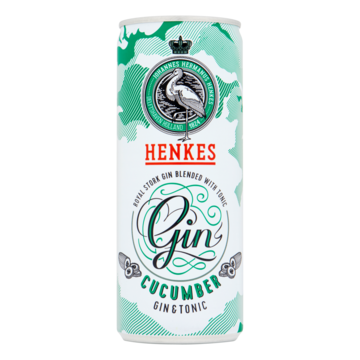 Henkes Cucumber Gin & Tonic 0,25 L bij Jumbo van Henkes