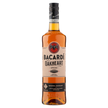 Bacardí Oakheart Spiced Premium Spirit Drink 700 ml bij Jumbo van Bacardí