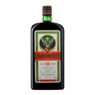 Jagermeister (vierkant) 1 L bij Jumbo van Jagermeister