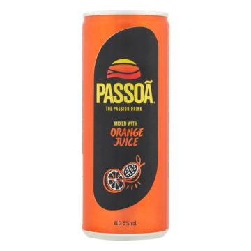 Passoa Mixed with Orange Juice 25 cl bij Jumbo van Passoa